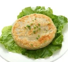 Chinese cabbage and egg pie