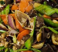 Spicy Lamb Offal Stir-Fry