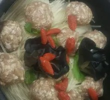 Braised Lamb Meatballs in Clay Pot