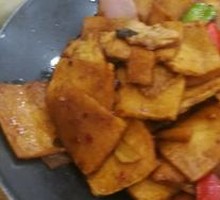 Spicy Pot-Braised Tofu with Leaves