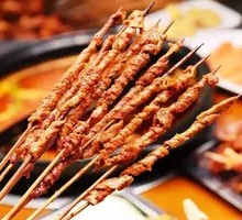 Charcoal-Grilled Duck Intestines