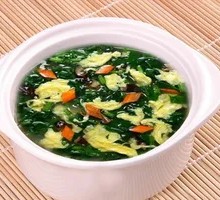 Spinach and Egg Drop Soup