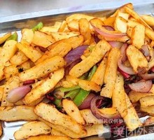 Duck Intestine Stir-Fried Noodles