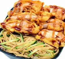 Honey-glazed Crispy Chicken Rice Bowl