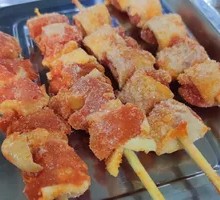 Fried Chicken Skewers