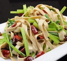 Chinese Cabbage and Bean Slices