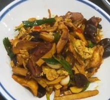 Egg Fried Tofu Cubes