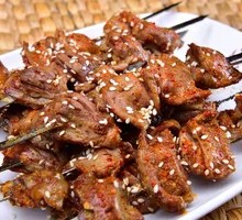 Spicy Chicken Gizzard Skewers