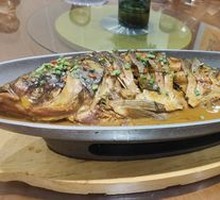 Freshwater Fish with Pancake