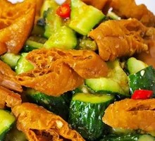 Fried Dough with Cucumber