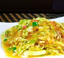 Stir-fried cabbage with vermicelli