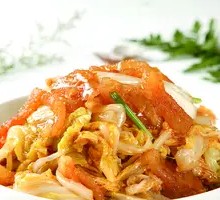 Stewed Pork Shank with Chinese Cabbage