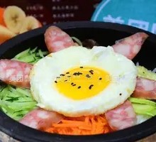 腊肠石锅拌饭