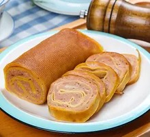 Five-Spice Tofu Skin Chicken Rolls