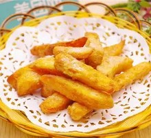 Glazed Sweet Potato Strips