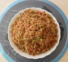 Crab Stick and Fish Tofu Fried Rice
