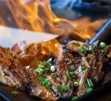 Charcoal-Grilled Fish Head