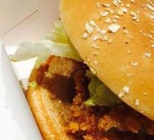 秘制香辣鸡腿堡