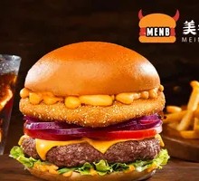 至尊虾排牛肉堡