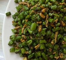 Minced Pork with Green Beans and Preserved Vegetable