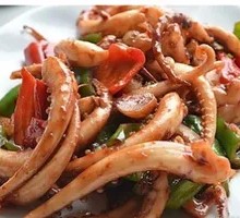 Green Pepper Squid Tentacles