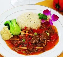 Chopped Chili Beef Rice