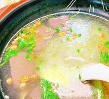 Three Delicacies Duck Blood and Noodles Soup