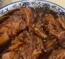 排骨牛肉双拼饭