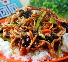 Fish-Flavored Shredded Pork Rice Bowl