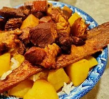 Cuttlefish and Pork Rice Bowl