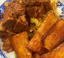 Flatfish and Pork Rib Rice Combo
