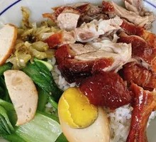 广式深井烧鸭饭