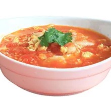 Tomato Dumpling Soup
