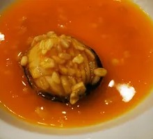 Golden Soup Abalone with Oatmeal Rice