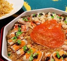 Steamed Mud Crab with Glutinous Rice