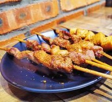 烤羊肉串5串