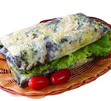 Purple Rice Double Egg Crisp Cake