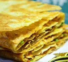 Traditional Mung Bean Flour Double Egg Crisp Pancake