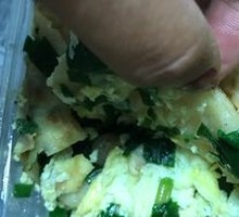 Leek Egg Shrimp Stir-Fry