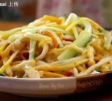 Cold-mixed Enoki Mushrooms