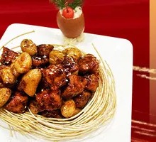 黑蒜子牛肉粒