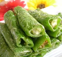 Braised Green Pepper with Tiger Stripes