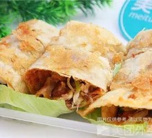 Big Pancake Wrapped with Smoked Pork Supreme