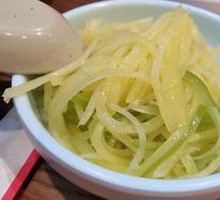 Freshly Sliced Potato Strips