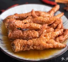 Braised Chicken Feet with Tiger Skin