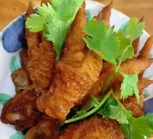 Braised Chicken Feet with Tiger Skin