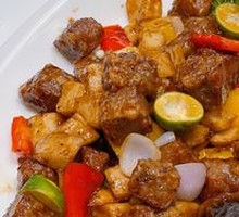 Lime Snowflake Beef Cubes