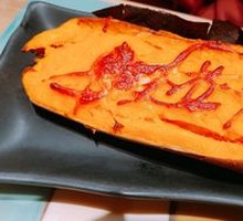 Cheese Baked Sweet Potato