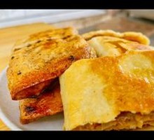 三皮两馅牛肉饼