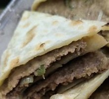 Pork and scallion dumplings